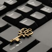 Keyboard mit Schlüssel