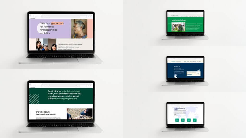 Diese Websites greifen aktuelle Webdesign-Trends 2025 auf.